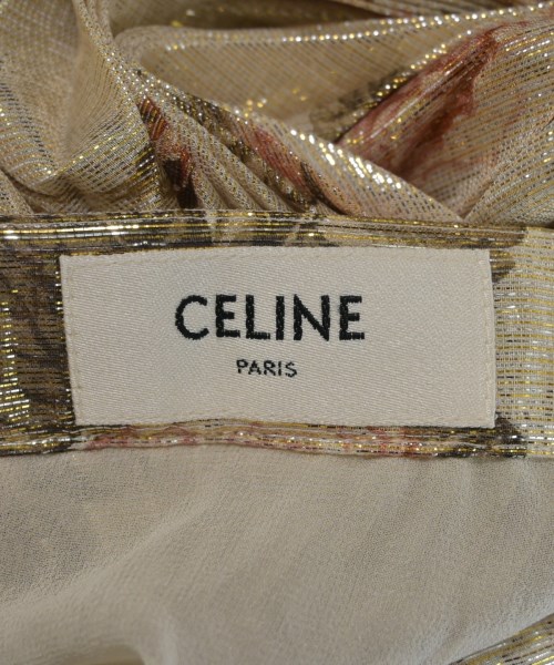 CELINE（セリーヌ）ロング・マキシ丈スカート ゴールド サイズ:34(XXS位) レディース/2200715795132