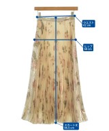 CELINE（セリーヌ）ロング・マキシ丈スカート ゴールド サイズ:34(XXS位) レディース/2200715795132