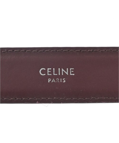 CELINE（セリーヌ）ベルト 赤 サイズ:85 メンズ/2200718524067