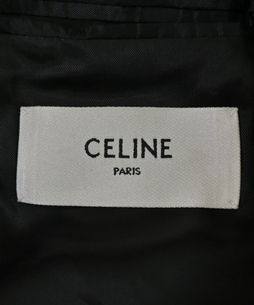 CELINE（セリーヌ）テーラードジャケット 黒 サイズ:44(S位) メンズ/2200429780011