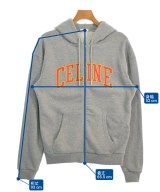 CELINE（セリーヌ）パーカー グレー サイズ:XS メンズ/2200719098024