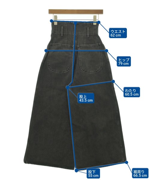 CELINE（セリーヌ）デニムパンツ 黒 サイズ:24(S位) レディース/2200708795088