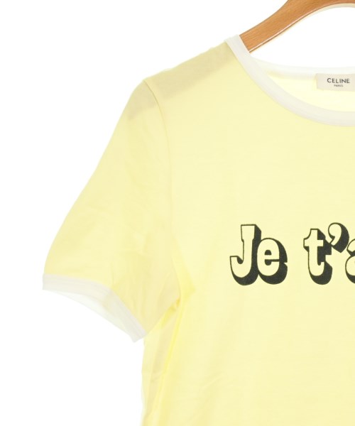 CELINE（セリーヌ）Tシャツ・カットソー 黄 サイズ:XS レディース/2200708795149