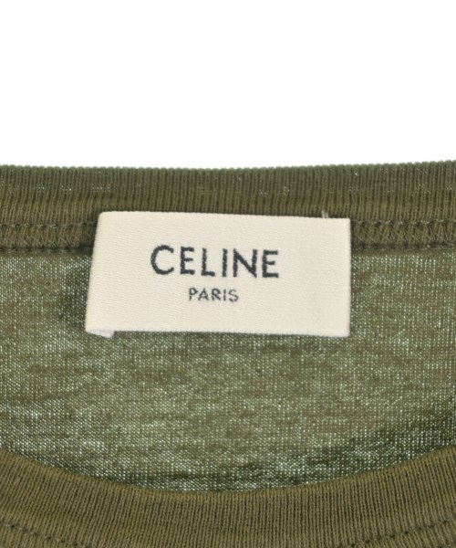 CELINE（セリーヌ）Tシャツ・カットソー カーキ サイズ:XS レディース/2200708795194