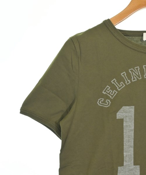 CELINE（セリーヌ）Tシャツ・カットソー カーキ サイズ:XS レディース/2200708795194