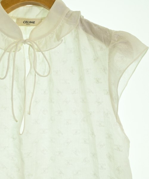 CELINE（セリーヌ）ブラウス 白 サイズ:36(XS位) レディース/2200719005237