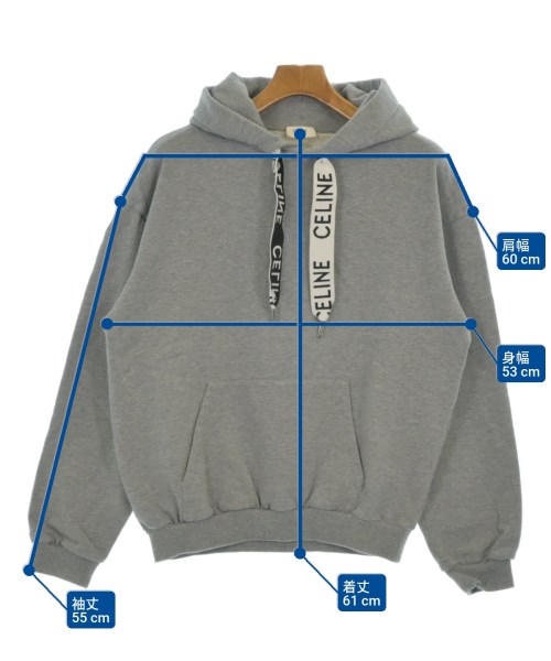 CELINE（セリーヌ）パーカー グレー サイズ:M メンズ/2200645665185