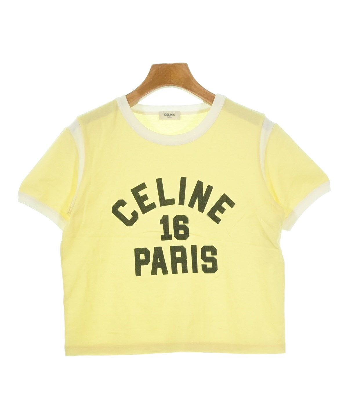 CELINE（セリーヌ）Tシャツ・カットソー 黄 サイズ:XS レディース