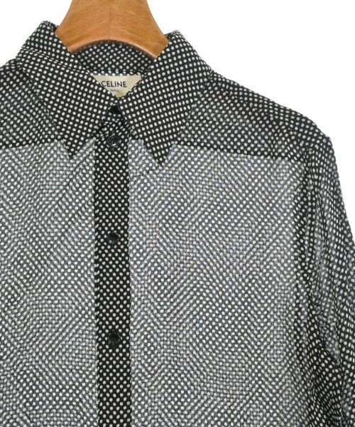 CELINE（セリーヌ）カジュアルシャツ 黒 サイズ:36(XS位) レディース/2200646048031