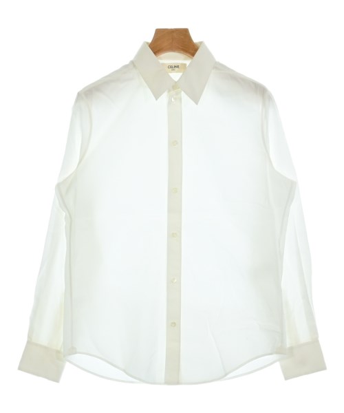 CELINE(セリーヌ)カジュアルシャツ 白 サイズ:36(XS位)/2200646048048