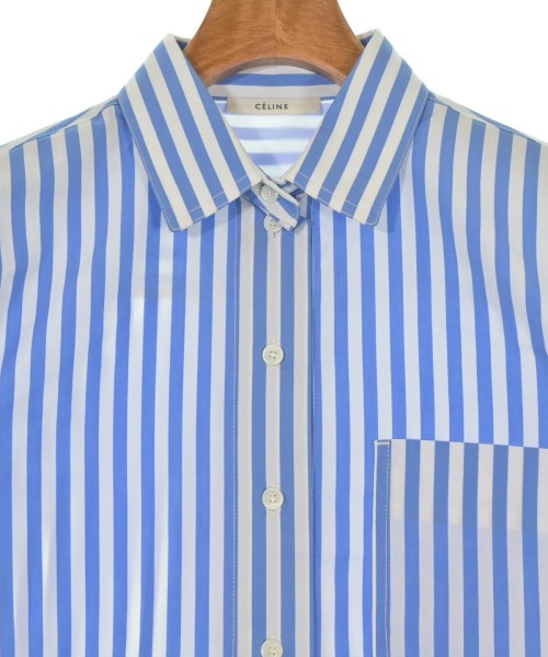 CELINE（セリーヌ）カジュアルシャツ 青 サイズ:36(XS位) レディース/2200646048055