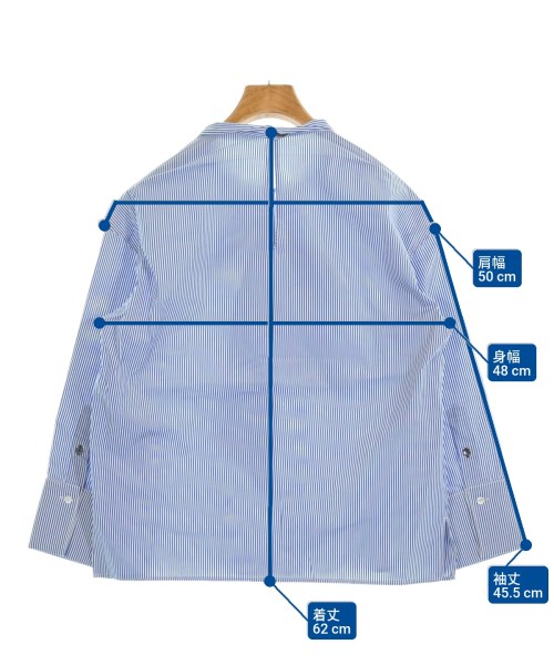 CELINE（セリーヌ）ブラウス 青 サイズ:36(XS位) レディース/2200646048086