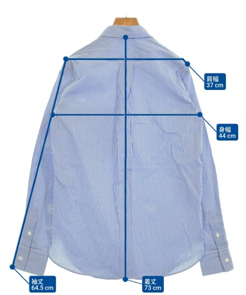 CELINE（セリーヌ）ブラウス 青 サイズ:36(XS位) レディース/2200646048093