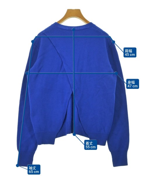 CELINE（セリーヌ）ニット・セーター 青 サイズ:M レディース/2200646048109