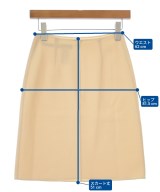 CELINE（セリーヌ）ひざ丈スカート ベージュ サイズ:34(XXS位) レディース/2200637445030