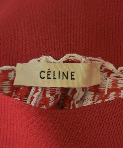 CELINE（セリーヌ）ひざ丈スカート 赤 サイズ:XS レディース/2200639802176