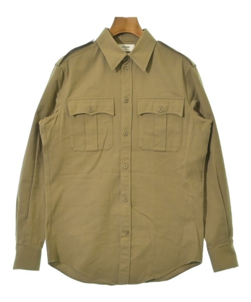 CELINE(セリーヌ)カジュアルシャツ ベージュ サイズ:XS/2200647765043