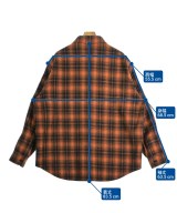 CELINE（セリーヌ）カジュアルシャツ オレンジ サイズ:43(XL位) メンズ/2200648368021