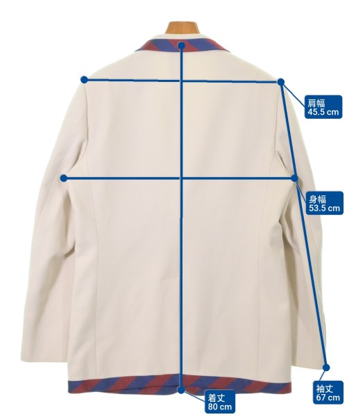 CELINE（セリーヌ）テーラードジャケット 白 サイズ:52(XXL位) メンズ/2200633023010