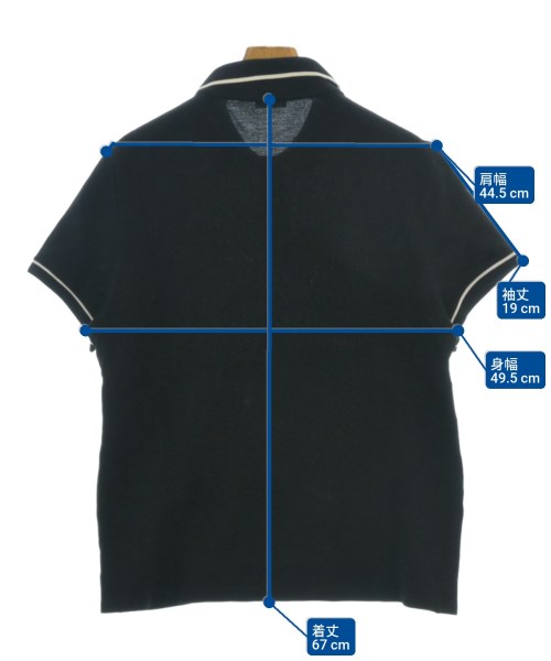 CELINE（セリーヌ）ポロシャツ 黒 サイズ:XL メンズ/2200648917014