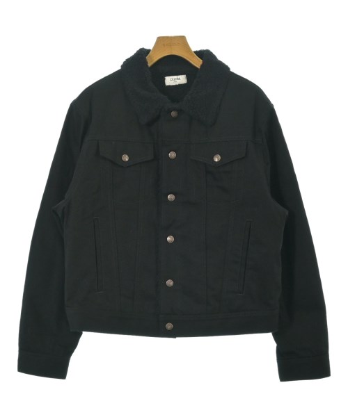 CELINE(セリーヌ)デニムジャケット 黒 サイズ:M/2200648940012