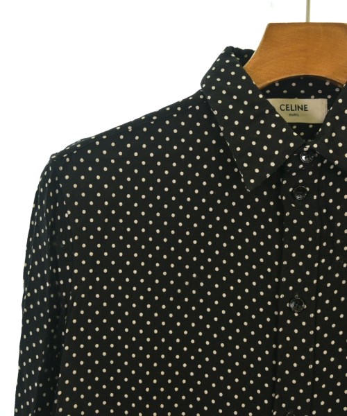 CELINE（セリーヌ）カジュアルシャツ 黒 サイズ:38(S位) メンズ/2200649379040