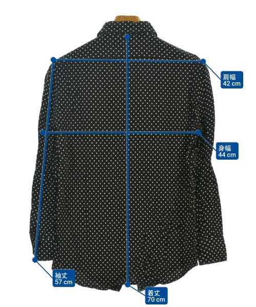 CELINE（セリーヌ）カジュアルシャツ 黒 サイズ:38(S位) メンズ/2200649379040