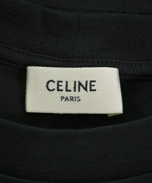 CELINE（セリーヌ）Tシャツ・カットソー 黒 サイズ:M メンズ/2200642173027