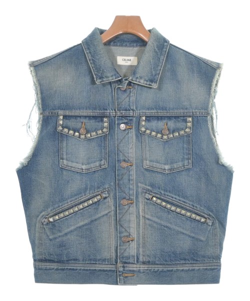 CELINE(セリーヌ)デニムジャケット 紺 サイズ:M/2200650480124
