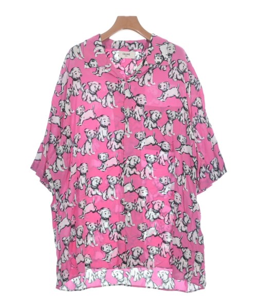 CELINE(セリーヌ)カジュアルシャツ ピンク サイズ:-(XXL位)/2200650480186