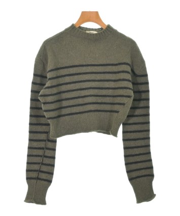 最終値下げ CELINE ダークグリーン カーキ ニットセーター S CELINE（セリーヌ）ニット・セーター 緑 サイズ:M レディース