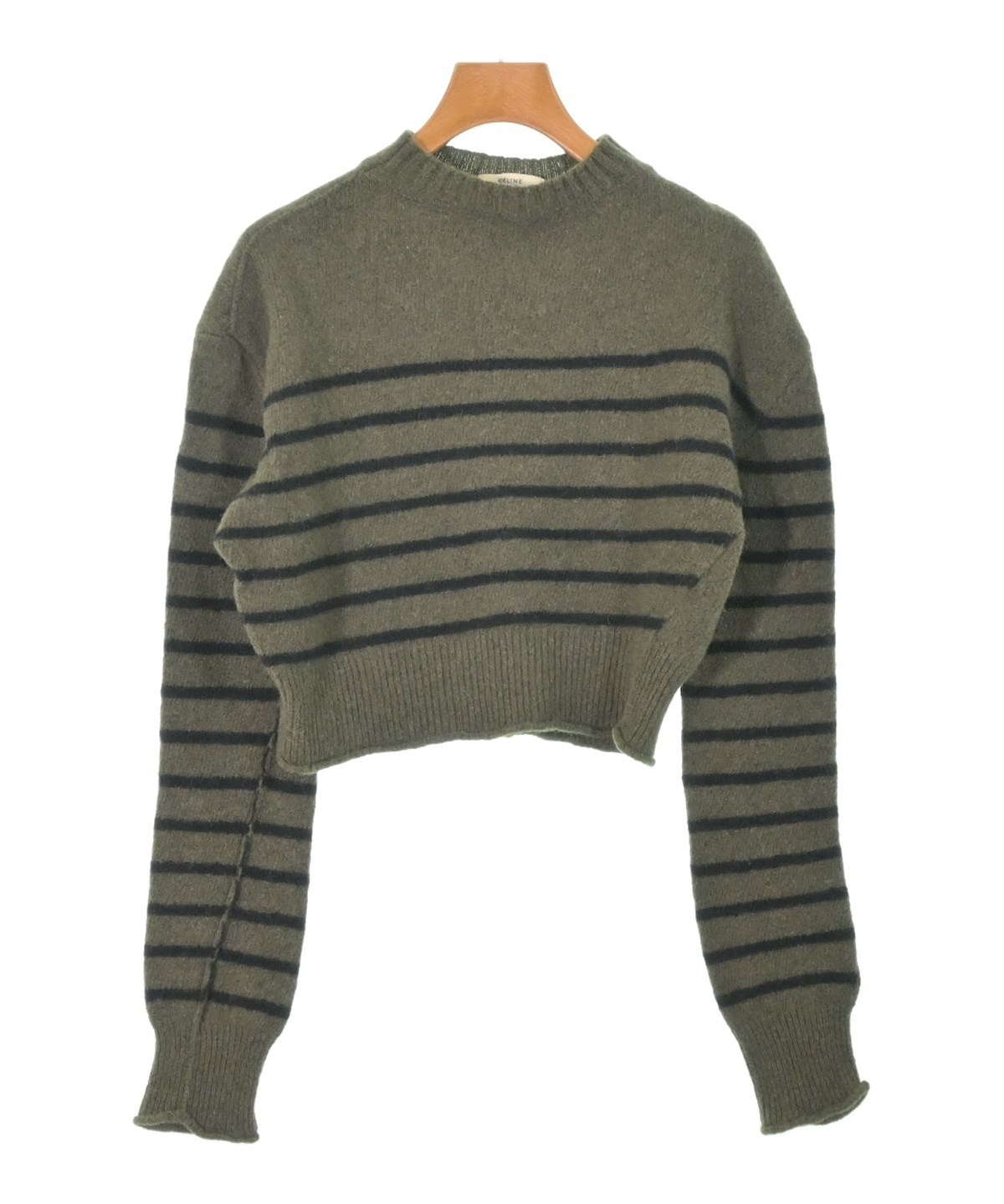 CELINE（セリーヌ）ニット・セーター 緑 サイズ:M レディース