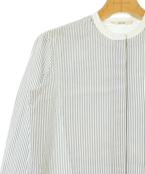 CELINE（セリーヌ）カジュアルシャツ 白 サイズ:34(XXS位) レディース/2200644158107