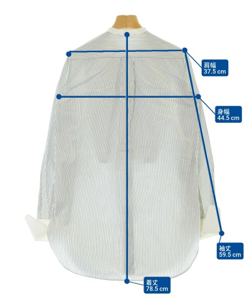 CELINE（セリーヌ）カジュアルシャツ 白 サイズ:34(XXS位) レディース/2200644158107