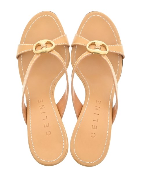 CELINE（セリーヌ）サンダル 茶 サイズ:EU37(23.5cm位) レディース/2200643406209