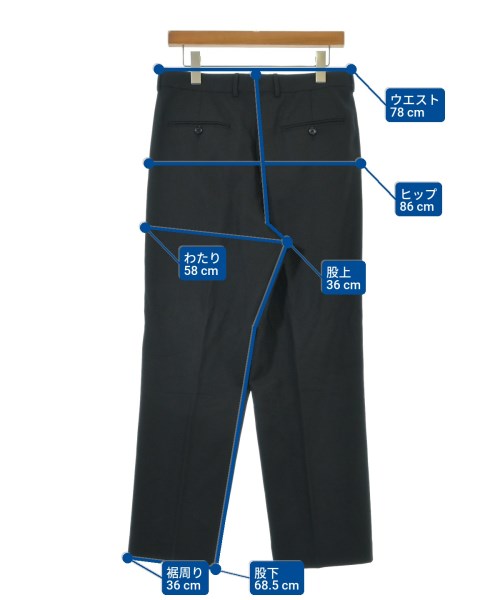 CELINE（セリーヌ）スラックス 黒 サイズ:48(L位) メンズ/2200652905076