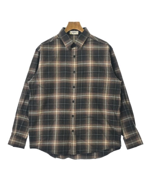 CELINE(セリーヌ)カジュアルシャツ 茶 サイズ:-(M位)/2200652937046