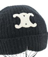 CELINE（セリーヌ）ニットキャップ・ビーニー 黒 サイズ:TU レディース/2200653678016