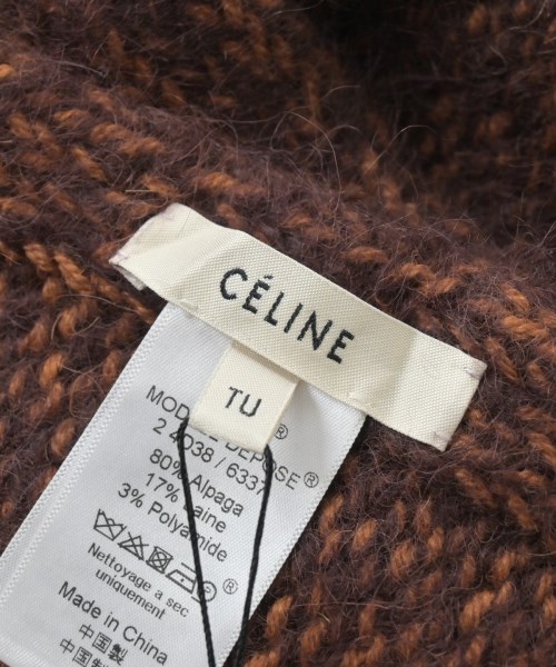 CELINE（セリーヌ）マフラー 茶 サイズ:- レディース/2200653734125