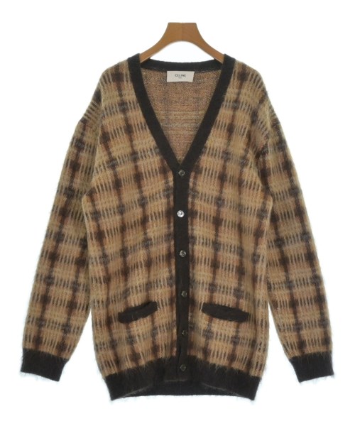 CELINE(セリーヌ)カーディガン 茶 サイズ:S/2200653843018