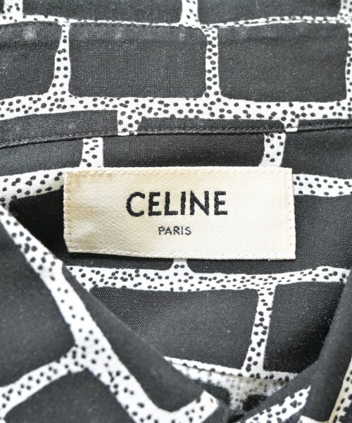 CELINE（セリーヌ）カジュアルシャツ 黒 サイズ:39(M位) メンズ/2200653843025