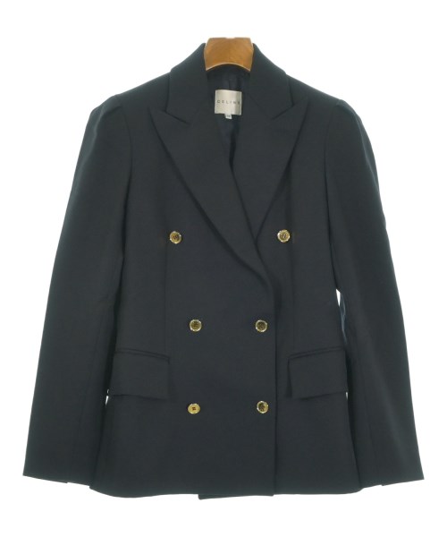 CELINE(セリーヌ)テーラードジャケット 紺 サイズ:38(S位)/2200653914022