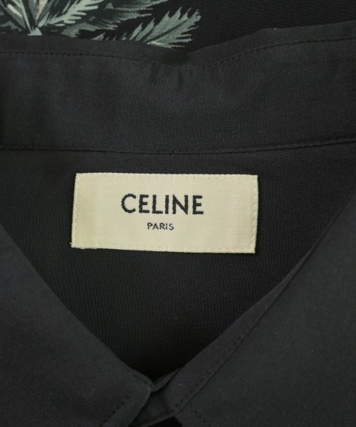 CELINE（セリーヌ）カジュアルシャツ 黒 サイズ:40(L位) メンズ/2200702461057