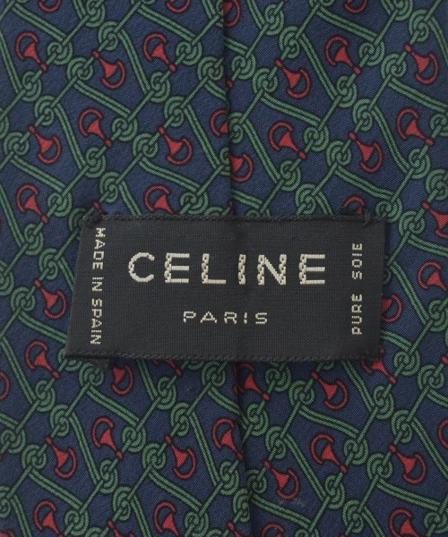 CELINE（セリーヌ）ネクタイ 緑 サイズ:- メンズ/2200703025401