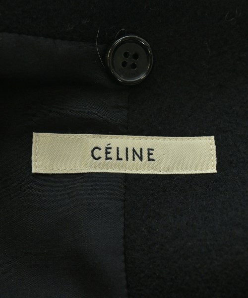 CELINE（セリーヌ）チェスターコート 黒 サイズ:34(XXS位) レディース/2200703167019
