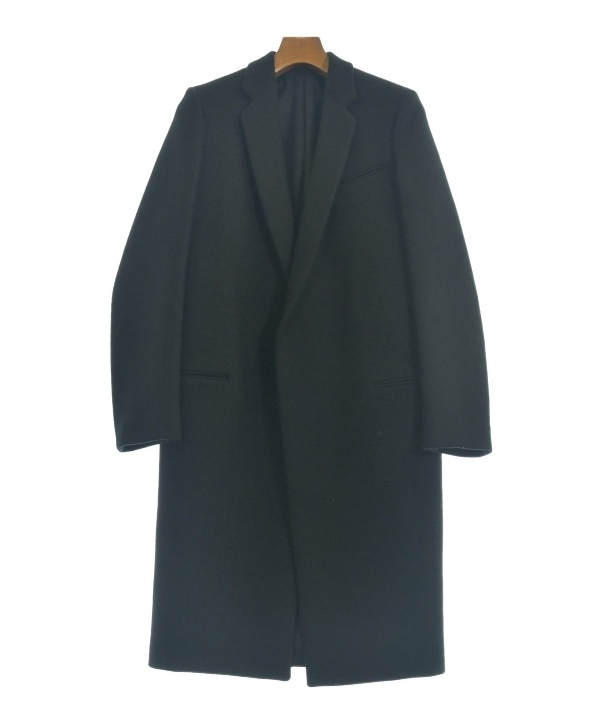 CELINE（セリーヌ）チェスターコート 黒 サイズ:34(XXS位) レディース