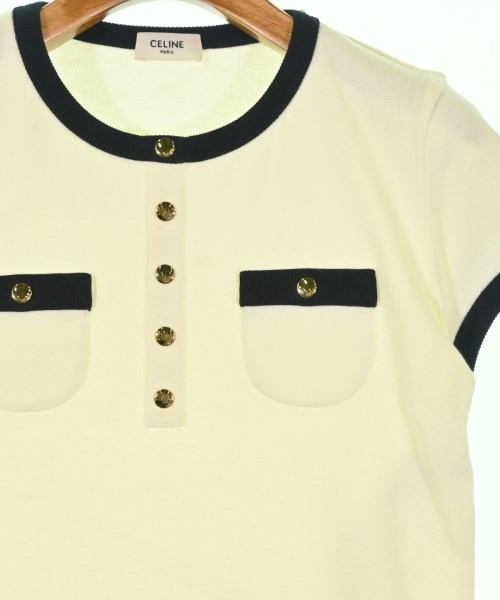 CELINE（セリーヌ）Tシャツ・カットソー 白 サイズ:XS レディース/2200699774079