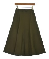 CELINE（セリーヌ）ロング・マキシ丈スカート カーキ サイズ:34(XXS位) レディース/2200699774154