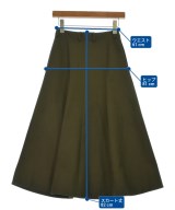 CELINE（セリーヌ）ロング・マキシ丈スカート カーキ サイズ:34(XXS位) レディース/2200699774154
