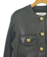 CELINE（セリーヌ）ノーカラージャケット 黒 サイズ:34(XXS位) レディース/2200705535038